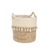 Set 3 cosuri iarba mare natur Bridget 24x25 cm, 30x31 cm, 32x35 cm