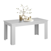 Masa dining extensibila PAL alb Erodin 160-210x90x77 cm