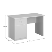 Birou PAL alb Erodin 120x59.4x75.6 cm