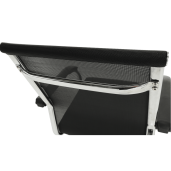 Scaun sedinta negru argintiu Esin 55x64x93 cm