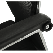 Scaun sedinta negru argintiu Esin 55x64x93 cm