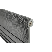 Scaun conferinta argintiu negru Esin 55x64x93 cm