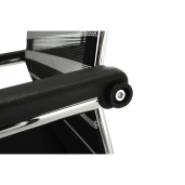 Scaun conferinta argintiu negru Esin 55x64x93 cm