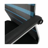Scaun conferinta albastru negru Esin 55x64x93 cm