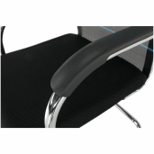 Scaun conferinta albastru negru Esin 55x64x93 cm