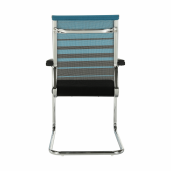 Scaun conferinta albastru negru Esin 55x64x93 cm