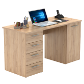 Birou DTD stejar artisan Eustach 137x60x76,3 cm
