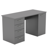 Birou DTD grafit Eustach 137x60x76,3 cm