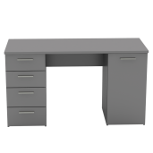 Birou DTD grafit Eustach 137x60x76,3 cm
