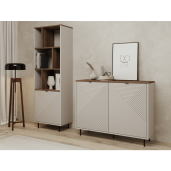 Comoda DTD casmir stejar castello Eyco 123,4x40x95,4 cm