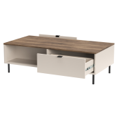 Masuta cafea DTD laminat mdf infoliat casmir stejar castello Eyco 110x60x37 cm