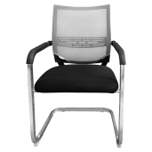 Scaun birou negru gri Faje 53x64x93 cm