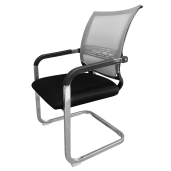 Scaun birou negru gri Faje 53x64x93 cm