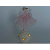 Figurina Zana polirasina cu led  Ø 12 cm x 33 H