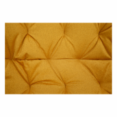 Fotoliu tapiterie catifea galben Fedris 58x68x80 cm