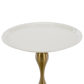 Masuta metal ivoire auriu Fej 38,3x53,5 cm 
