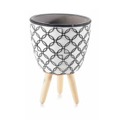 Set 3 ghivece flori 10.5x14.5 cm