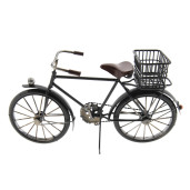 Macheta bicicleta retro metal neagra 31x10x16 cm