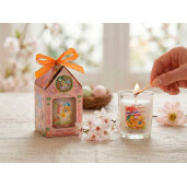 Set 4 lumanari Paste in cutie cadou multiarome Ø 5,5 cm x 6,5 H