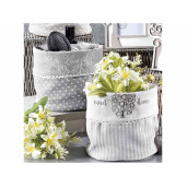 Buchet flori Portocal albe verzi 37 cm