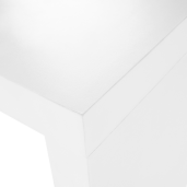 Consola, din pal alb, Fitron, 183x28x80 cm