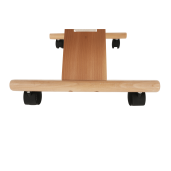 Scaun birou ergonomic gri-maro taupe fag Flonet 46x65x52-72 cm 