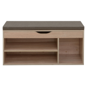 Pantofar cu banca DTD stejar sonoma Fuddy 103,6x32x48 cm 