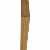 Raft 3 polite din mdf alb bambus natur Gapa 43x24x98 cm