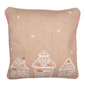 Fata perna Craciun bumbac multicolor Turta Dulce 40x40 cm
