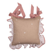 Fata perna scaun Craciun bumbac multicolor Turta Dulce 40x40 cm