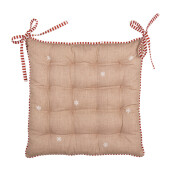 Perna scaun Craciun bumbac multicolor Turta Dulce 40x40x4 cm