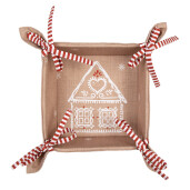 Cos paine bumbac Turta Dulce 35x35x8 cm