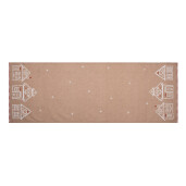 Traversa masa Craciun bumbac multicolor Turta Dulce 50x140 cm