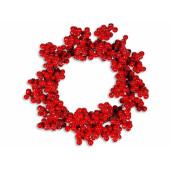Set 3 mini coronite merisoare 18 cm