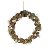 Coronita Craciun decorata 45 cm