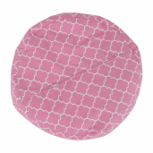 Fotoliu tip sac textil roz alb Gomby 60x60x50 cm