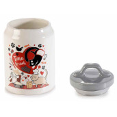 Set 4 borcane ceramica multicolora Pisicute 10x17 cm