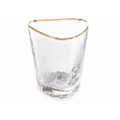 Set 4 pahare sticla cm 9 x 8 x 10 H, 250 ml