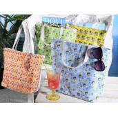 Geanta plaja textil multicolor II 43x12,5x57 H