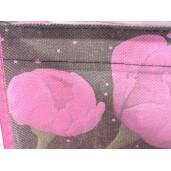 Sacosa cumparaturi poliester multicolor decor Floral II 45x12x55H 