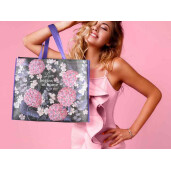 Sacosa cumparaturi poliester multicolor decor Floral II 45x12x55H 
