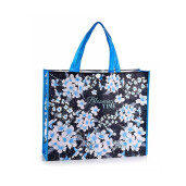 Sacosa cumparaturi poliester multicolor decor Floral 45x12x55H 