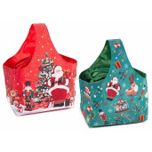 Set 2 cosulete Craciun textil 24x16x28H