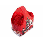 Set 2 cosulete Craciun textil 24x16x28H