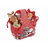 Set 2 cosulete Craciun textil 24x16x28H