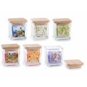 Set 6 lumanari parfumate in borcan cm 5,5 x 5,5 x 6 H