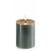 Lumanare ambientala cu led ceara verde Ø 7,5 x 12,5 H 