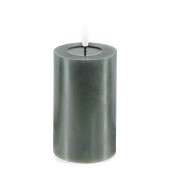 Lumanare ambientala cu led ceara verde Ø 7,5 x 15 H