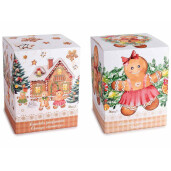 Set 2 lumanari Craciun Ø 9 cm x 11,5 H