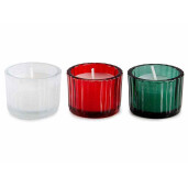 Set 3 lumanari parfumate Craciun in cutie cadou multiarome 5.5x5.5x19 cm
